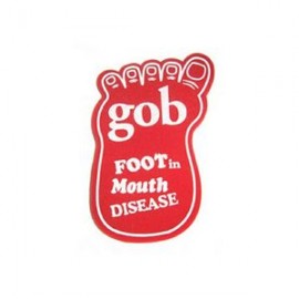 Foot Foam Mitt with Logo