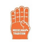 Closed 4-Finger Hand Foam Hand Mitt (16") with Logo
