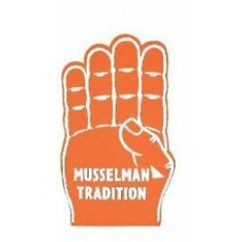 Closed 4-Finger Hand Foam Hand Mitt (16") with Logo