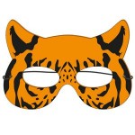 Promotional Foam Tiger Face Mask