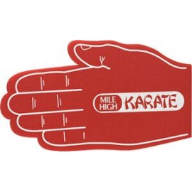 Promotional Foam Karate/ Hand Shake Waver