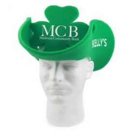 Shamrock Cowboy Visor with Logo  Shamrock Cowboy Visor with Logo