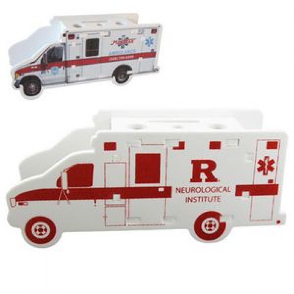 Logo Branded Foam Ambulance Puzzle Organizer Logo Branded Foam Ambulance Puzzle Organizer
