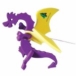 Dragon on a leash with Logo