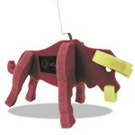 Promotional Bull on a Leash