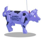 Cow on a leash with Logo