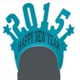 Foam New Year's Visor with Logo