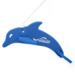 Custom Printed Dolphin on a Wire Leash