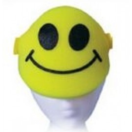 Logo Branded Smiley Face Foam Visor  Logo Branded Smiley Face Foam Visor