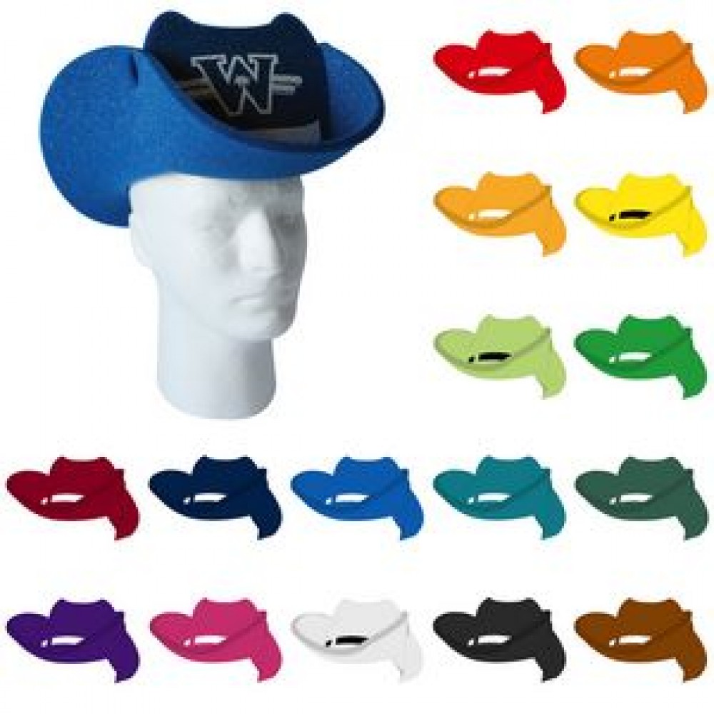 Promotional Pop-Up Visor - Small Cowboy Hat Promotional Pop-Up Visor - Small Cowboy Hat