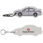 Logo Branded Foam Floating Key Tag - Car