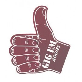 Promotional Thumb's Up Hand Foam Hand Mitt (18")  Promotional Thumb