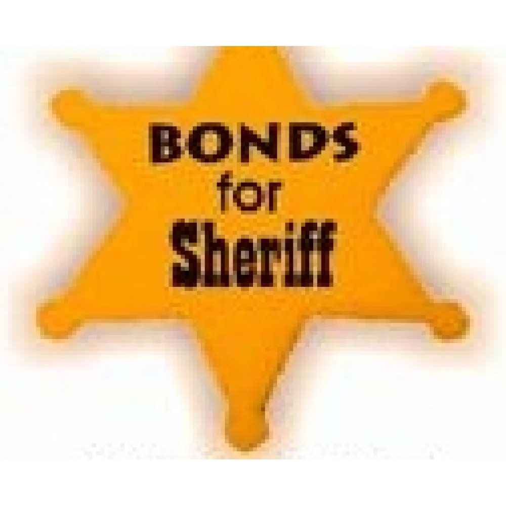 Personalized Novelty Foam Sheriff's Badge