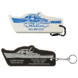 Logo Branded Foam Floating Key Tag - Boat