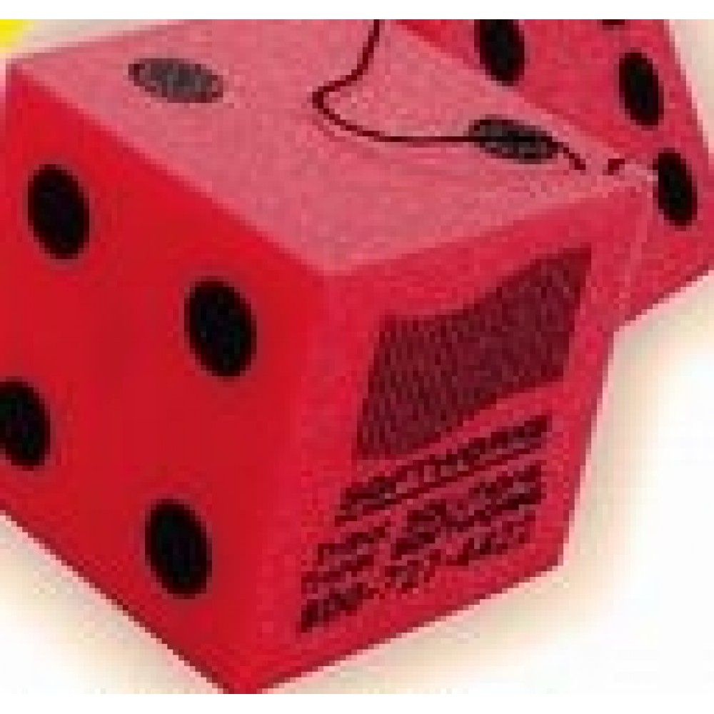 Novelty Foam Dice Pair (3") with Logo