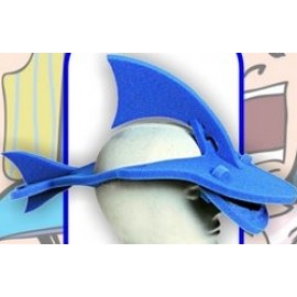 Foam Shark Hat with Logo