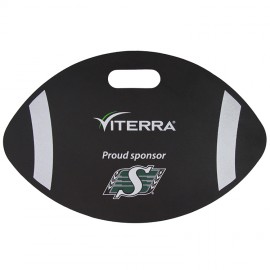 14" Football Weatherproof Cushion 3/8" with Logo