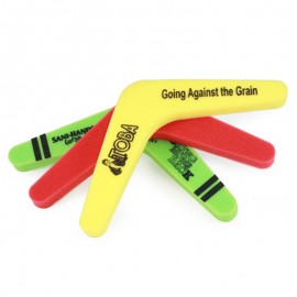 14" Foam Boomerang with Logo  14" Foam Boomerang with Logo