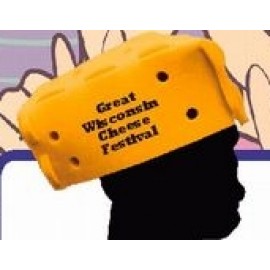 Foam Cheese Hat (7") with Logo