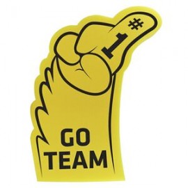 #1 Mascot Hand with Logo  #1 Mascot Hand with Logo