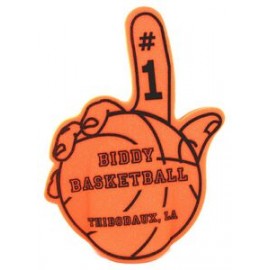 Large Basketball Hand with Logo