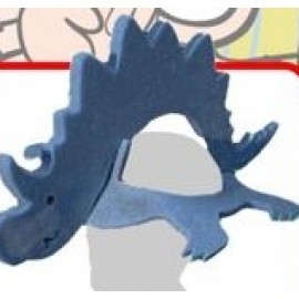 Logo Branded Foam Dinosaur Hat  Logo Branded Foam Dinosaur Hat