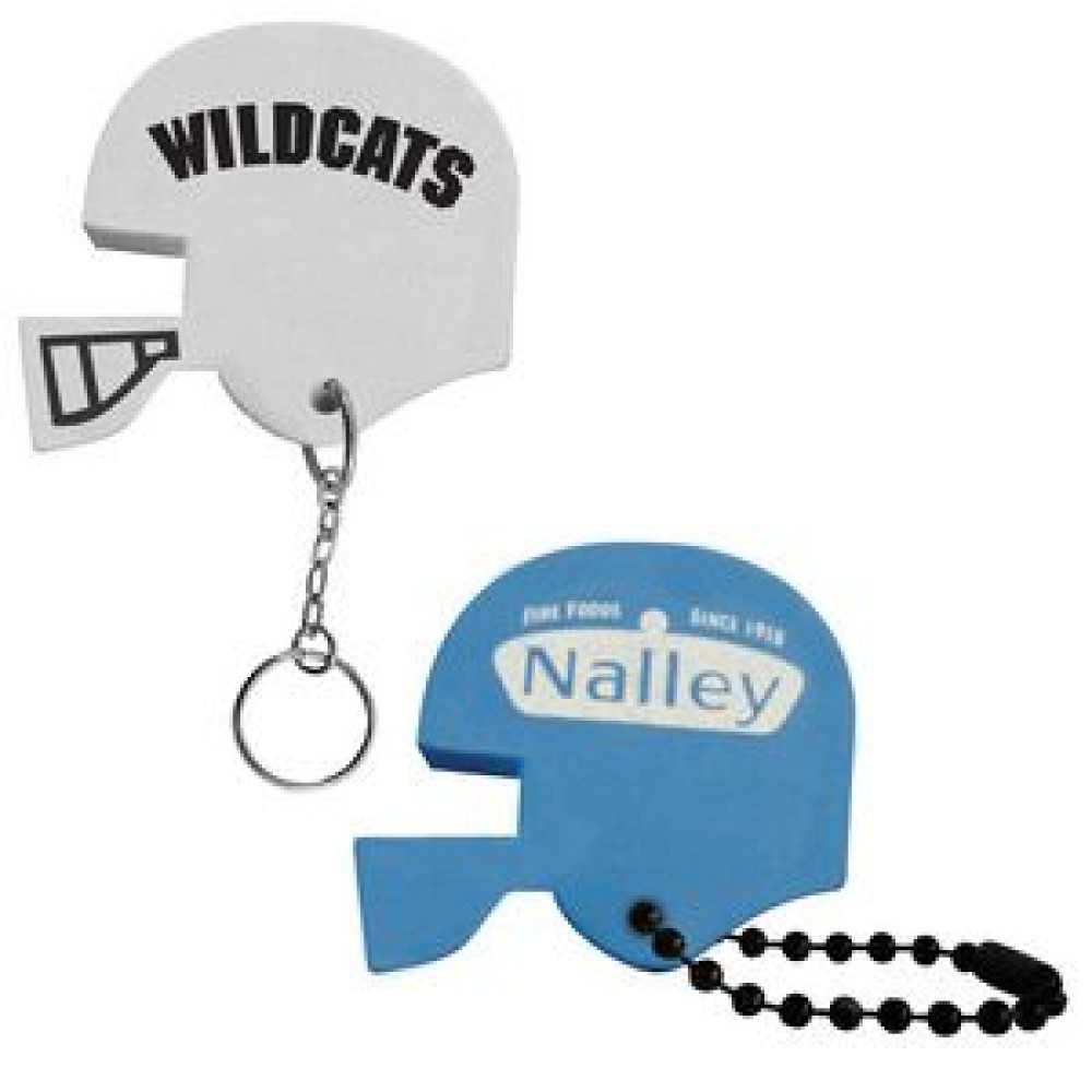 Custom Printed Foam Floating Key Tag - Football Helmet Custom Printed Foam Floating Key Tag - Football Helmet