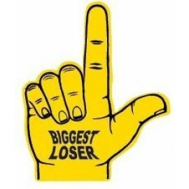 Pistol/"L" Hand Foam Hand Mitt (16") with Logo  Pistol/"L" Hand Foam Hand Mitt (16") with Logo