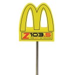 Logo Branded Foam Letter M Antenna Topper