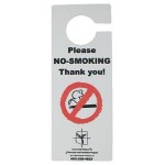 Promotional Rectangle Foam Door Hanger - 1/8" Thick