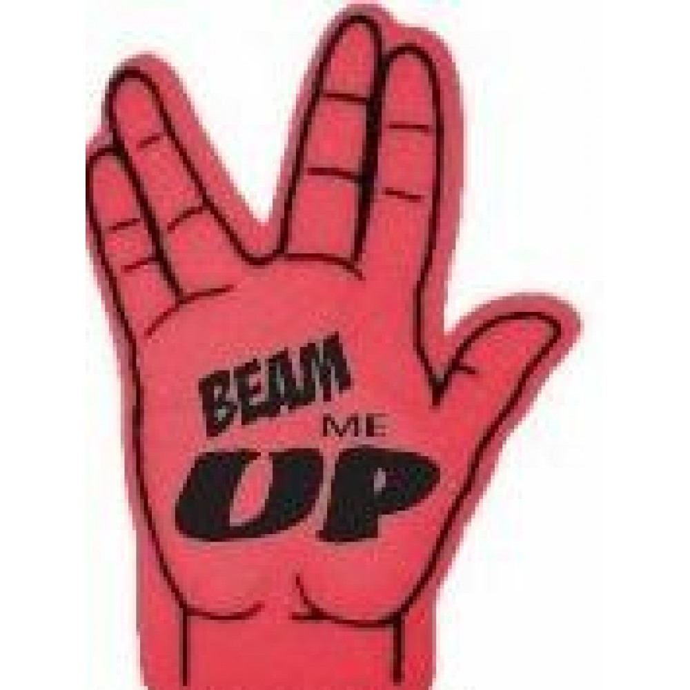 Trek Hand Sign Foam Hand Mitt (16.5") with Logo