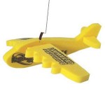 Jumbo Jet Airplane on a leash with Logo
