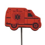 Personalized Foam Antenna Topper - Ambulance
