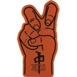 Foam Bent Fingers Waver with Logo