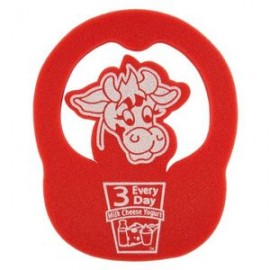 Pop-Up Foam Visor - Cow with Logo