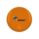 Personalized 10" Style Hard Plastic Disc PMS165 Orange- Full Color Logo Flying Discs