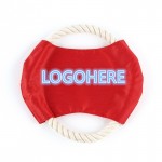 Dog Rope Throwing Toys with Logo
