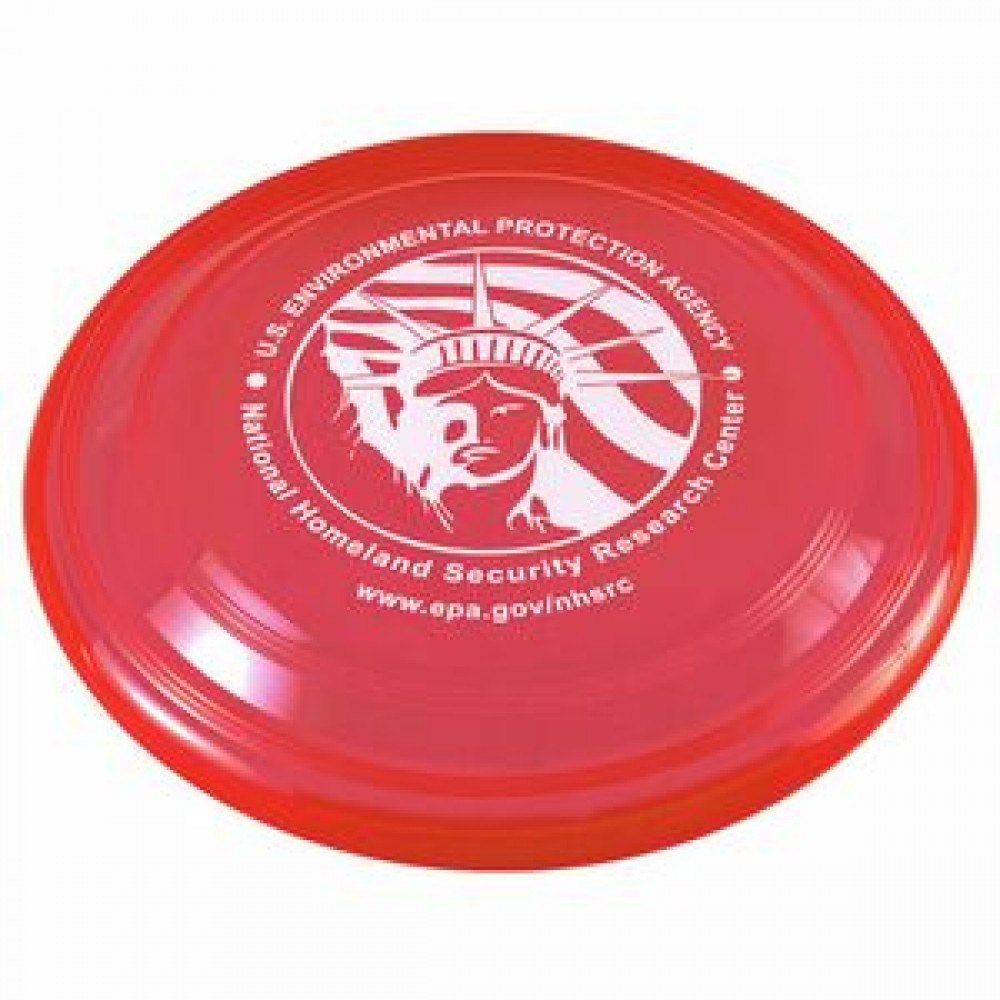 Personalized 9" Transparent Flyer - Flying Disc