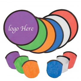 Foldable Flying Disc Fans Pocket Advertising Fan with Logo