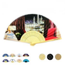 Full Color Foldable Fan for Stylish Cooling with Logo