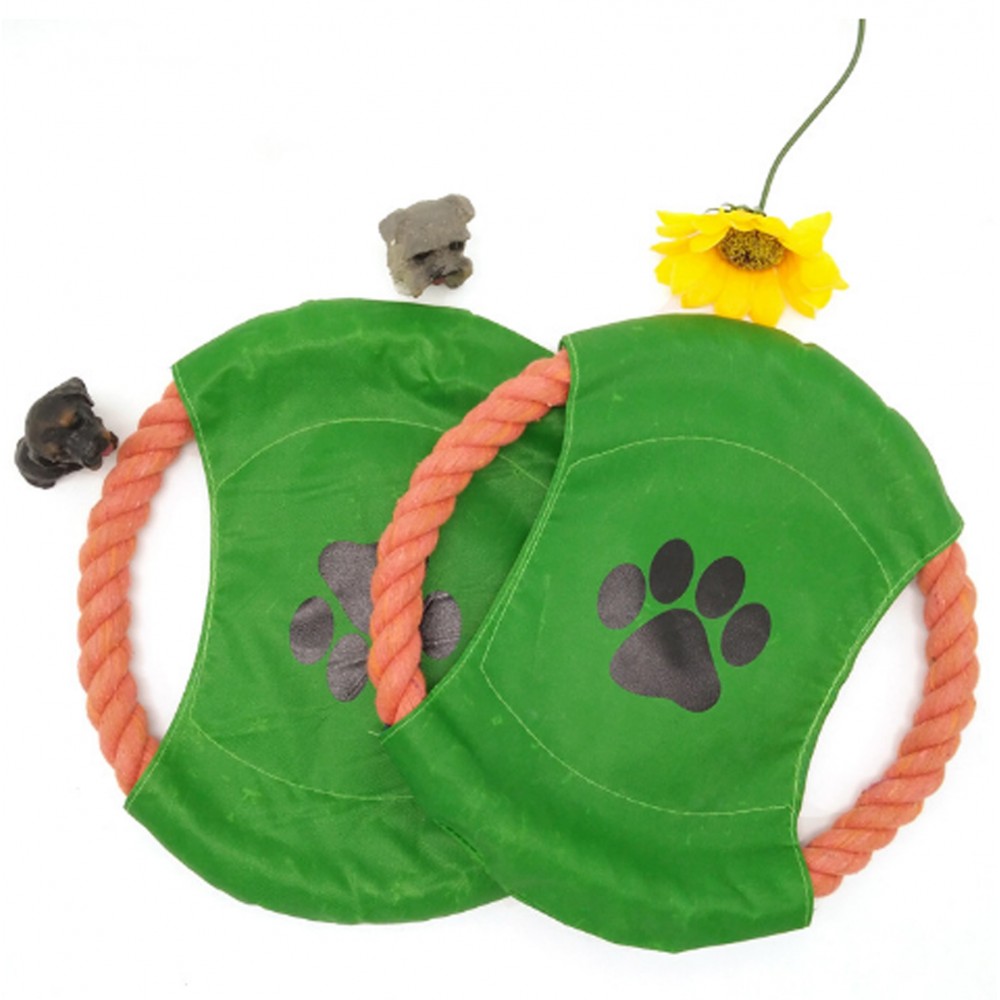 Pet Flying Cotton Rope Toy With custom logo with Logo