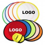 190T Polyester Various Design Folding Flying Disc With Pouch with Logo