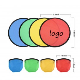 Personalized Fold Up Flying Disc w/ Pouch