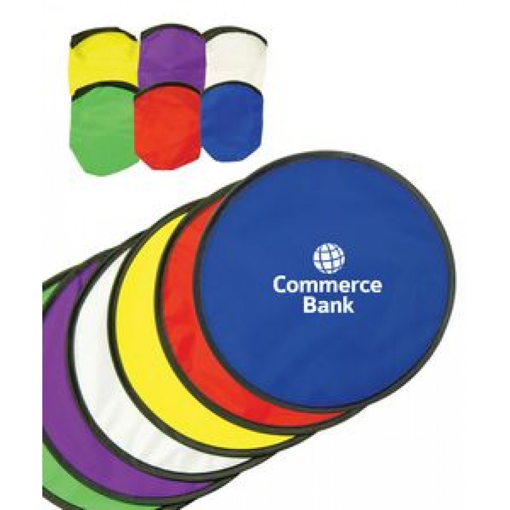 Custom - Folding Flying Disk - Folding Pocket Frisbee Flyer with 4 - Pouch Custom - Folding Flying Disk - Folding Pocket Frisbee Flyer with 4 - Pouch