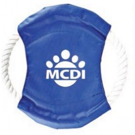 Pet Rope Tug & Flyer Toy with Logo  Pet Rope Tug & Flyer Toy with Logo