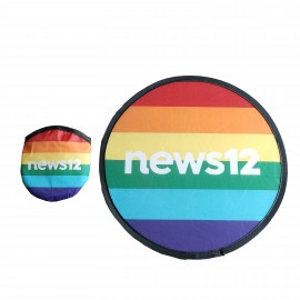 Promotional Rainbow Collapsible Flyer with Pouch