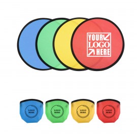 Foldable Flying Disc Fans with Pouch with Logo