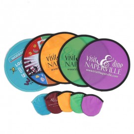 Foldable Polyester Flying Disc with Logo