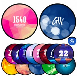 Custom 10" Foldable Flying Disc With Pouch