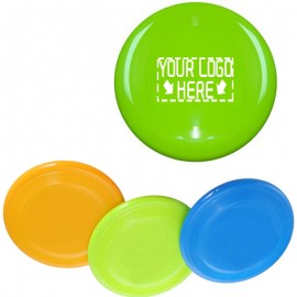 9" Plastic Flying Disk with Logo